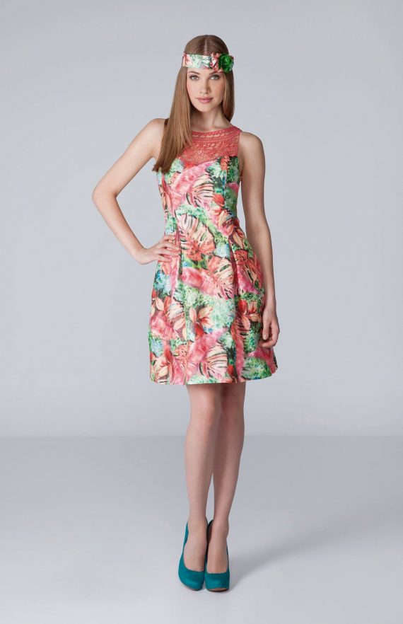 Vestido Estampado Selva Olimara