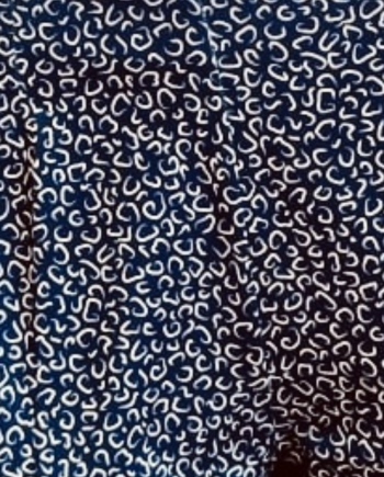 Pantalón Azul Estampado Con Goma Detrás y Bolsillos Argelio - Imagen 3