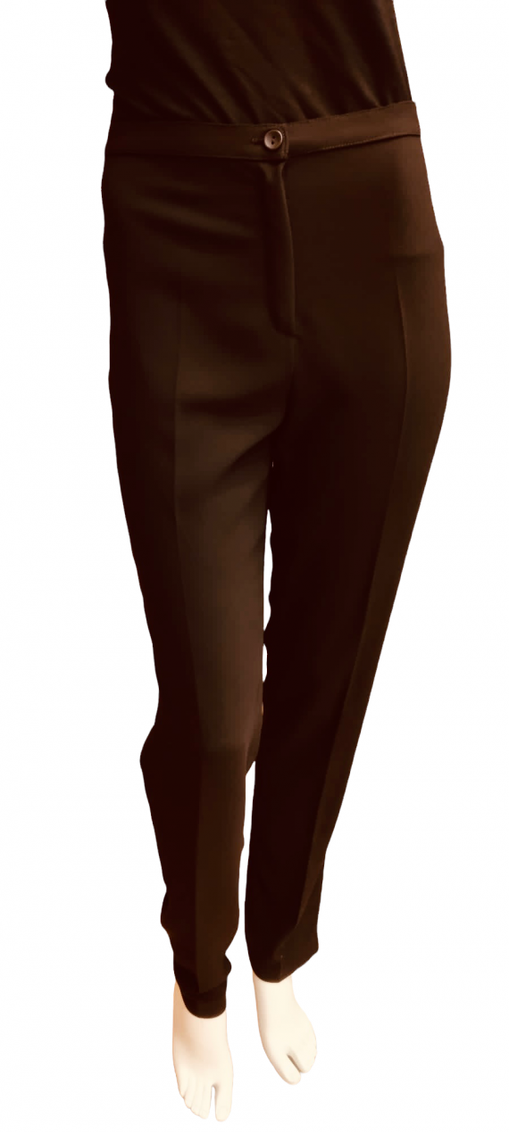 Pantalón Negro en Piqué Argelio