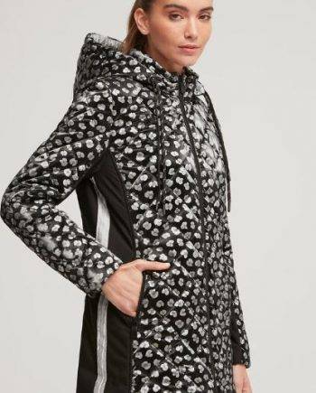 Parka Estampado Palomitas Brillo Satinado - Imagen 2