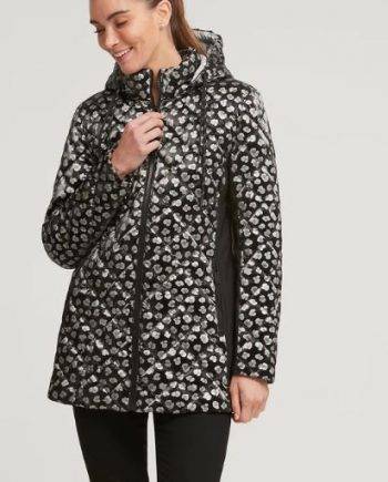 Parka Estampado Palomitas Brillo Satinado - Imagen 4