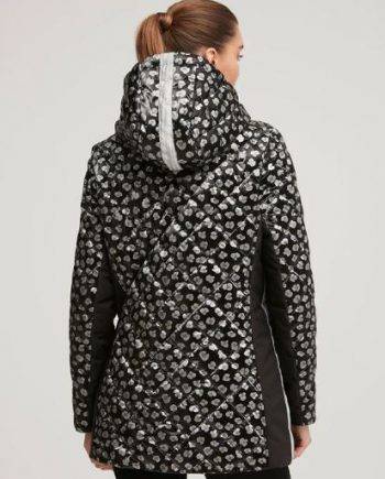 Parka Estampado Palomitas Brillo Satinado - Imagen 6