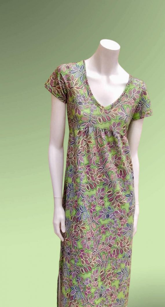 Vestido Hojas