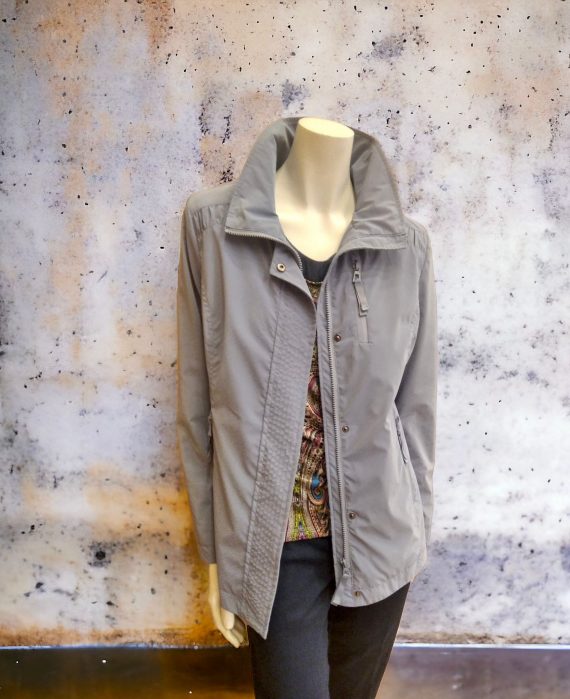 Parka Azul Listado