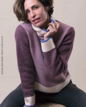 Jersey Malva Cuello Redondo